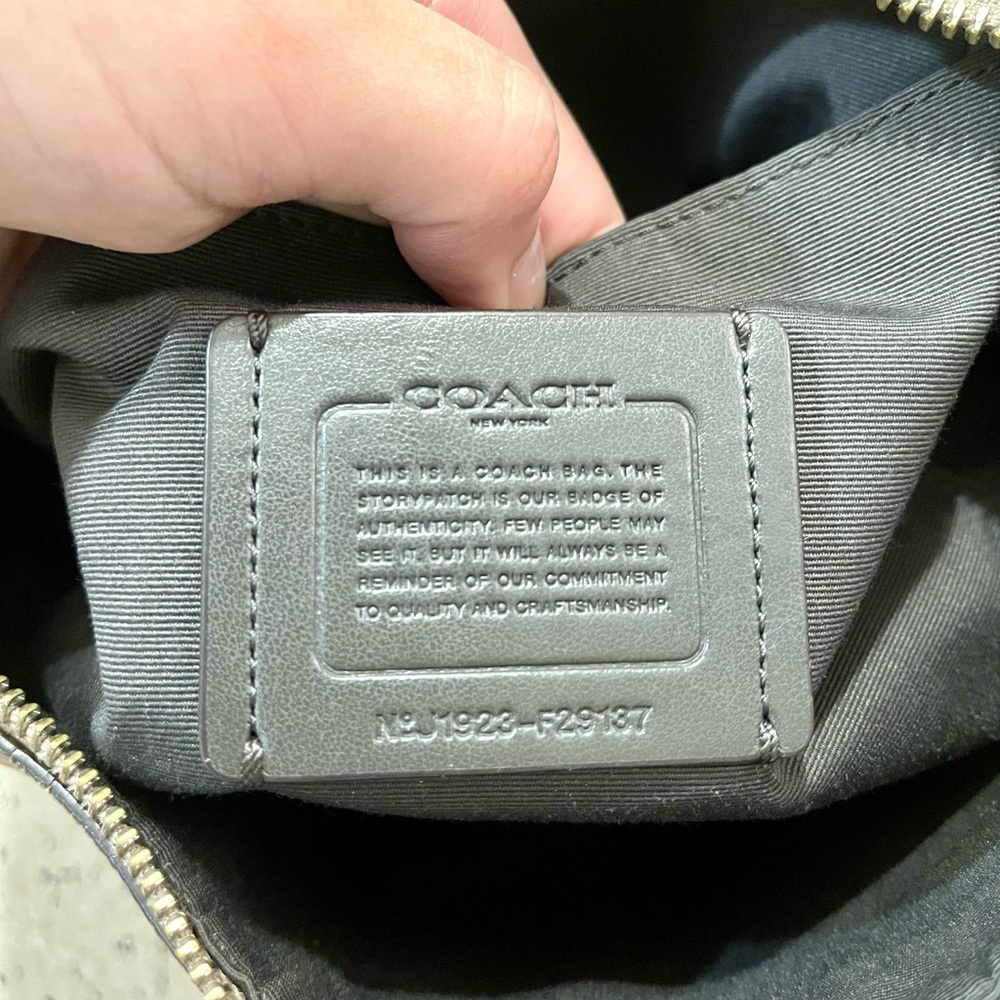 Coach Mia Metallic Shoulder Bag - Picture 12 of 14